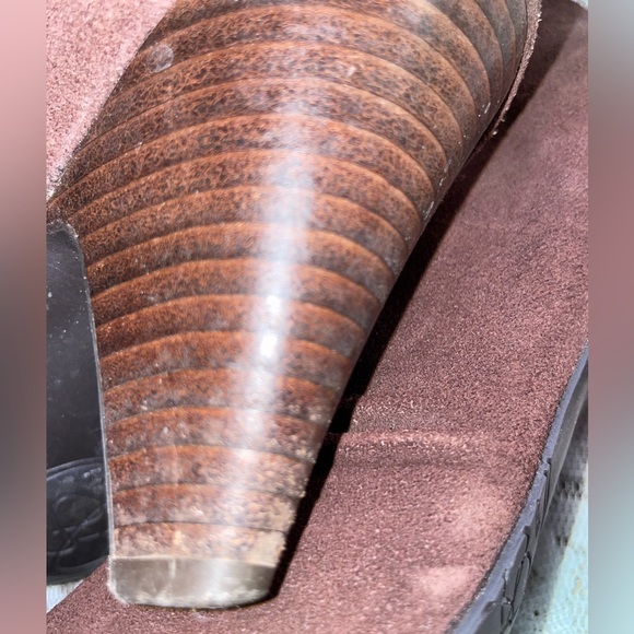 Jessica Simpson suede  heeled boots, brown, 7.5 - Picture 9 of 11